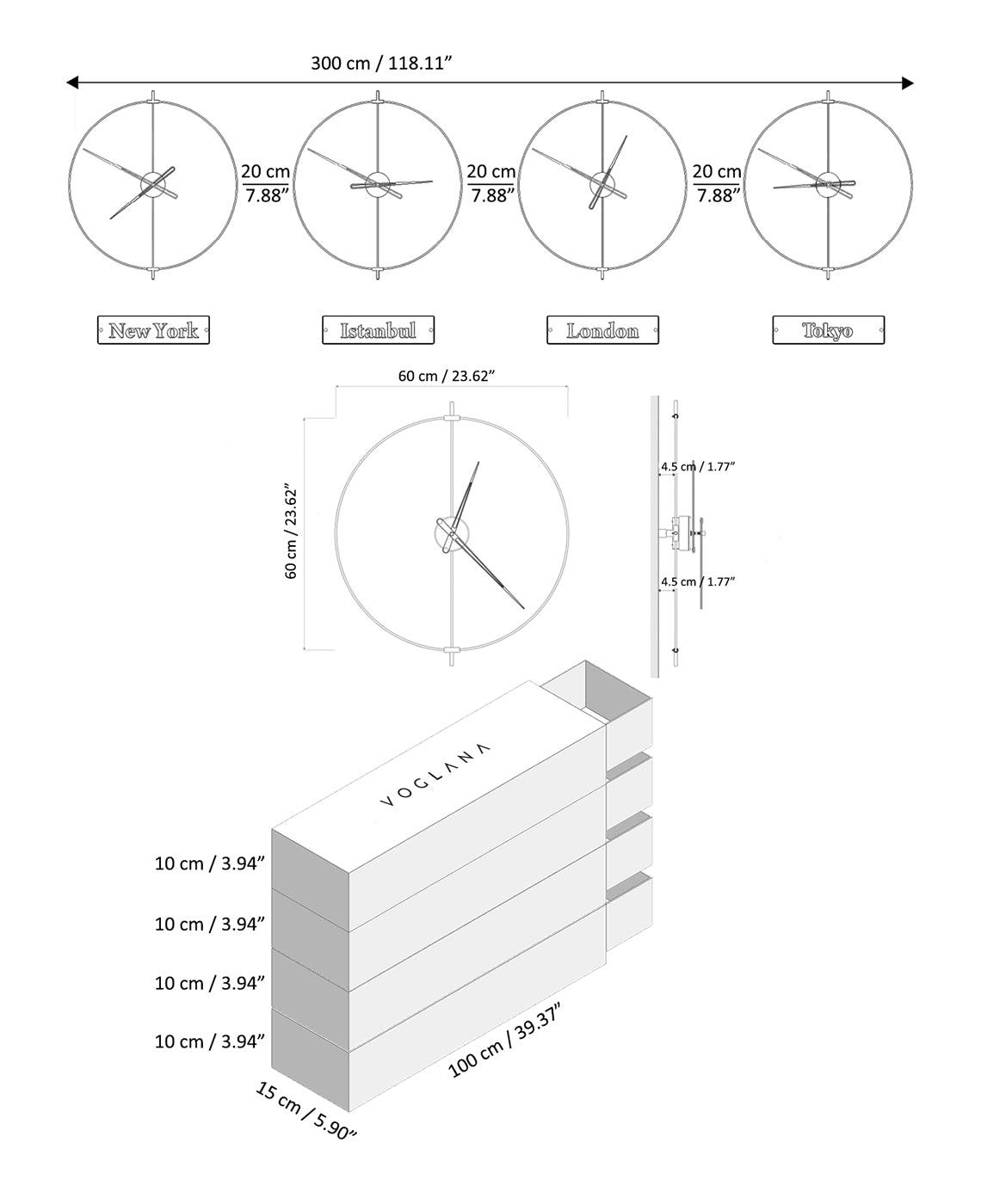 Size chart for Santano 4