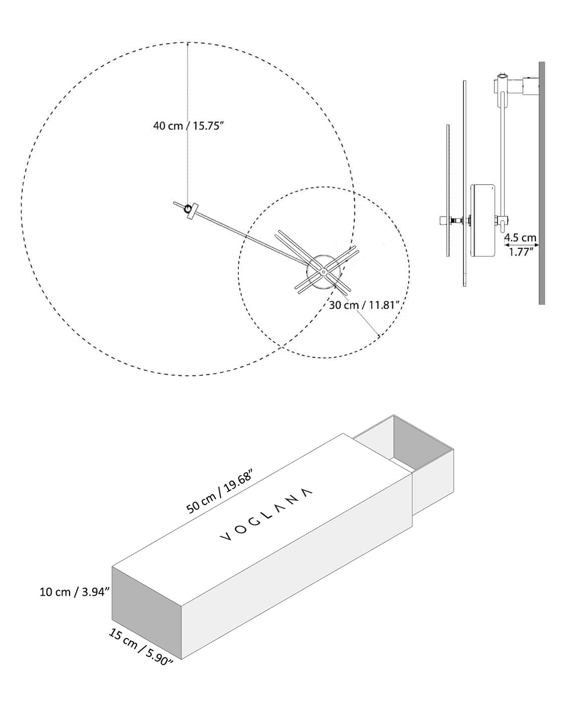 Size chart for Spazio